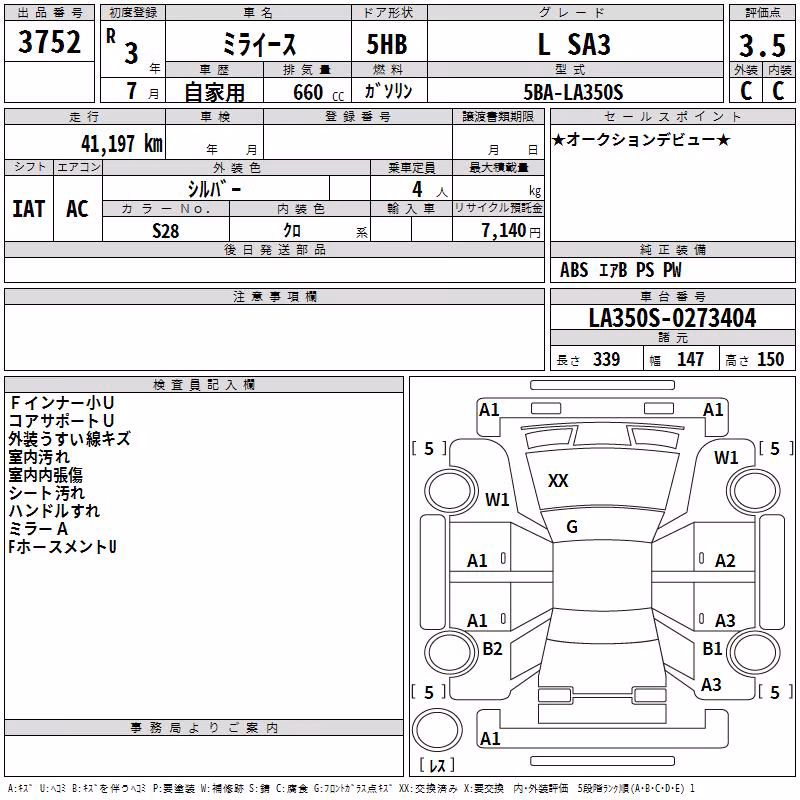 DAIHATSU MIRA E:S