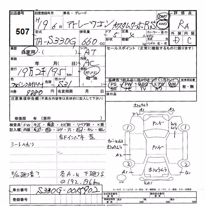 DAIHATSU ATRAI