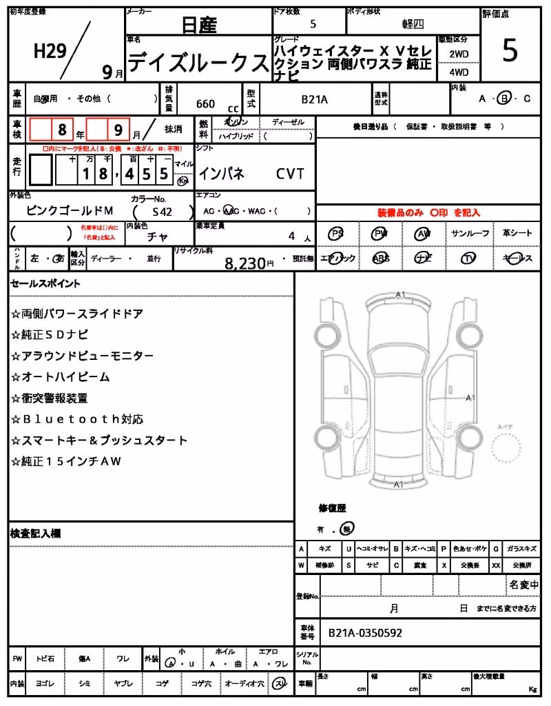 NISSAN DAYZ ROOX