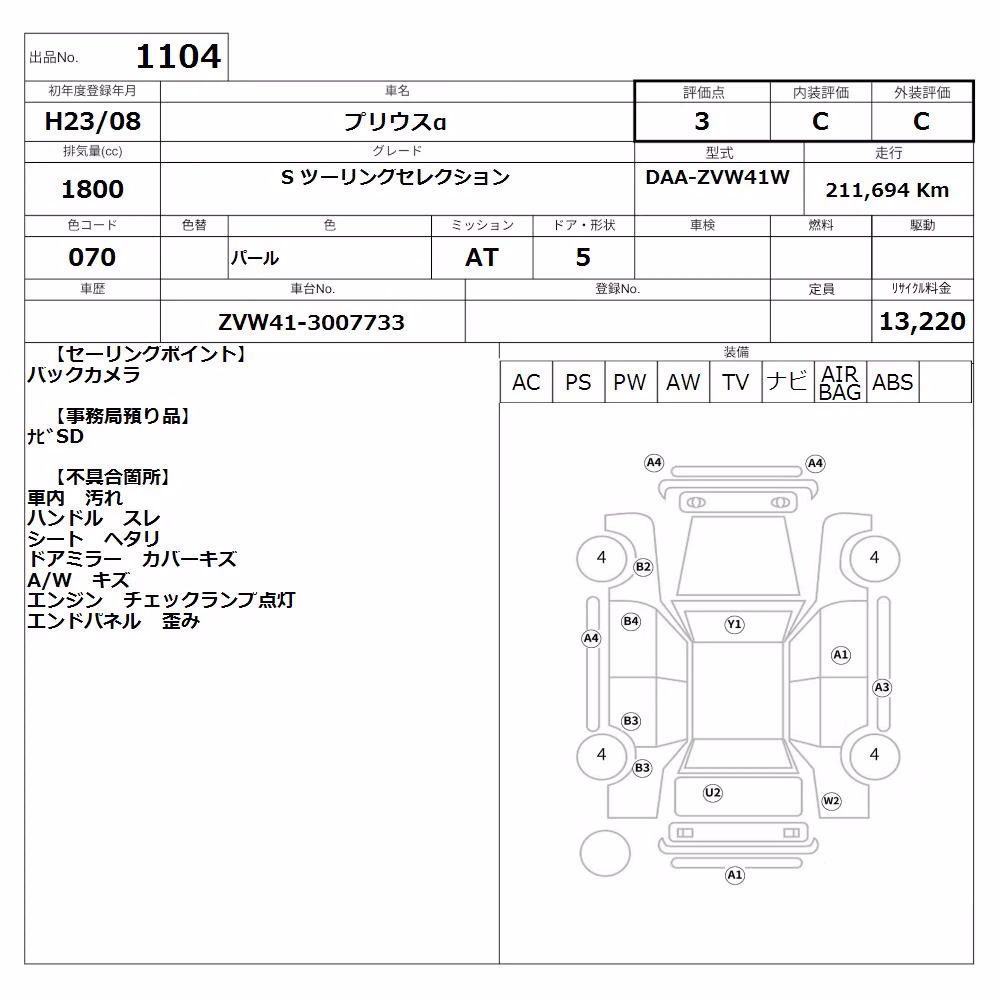TOYOTA PRIUS ALPHA