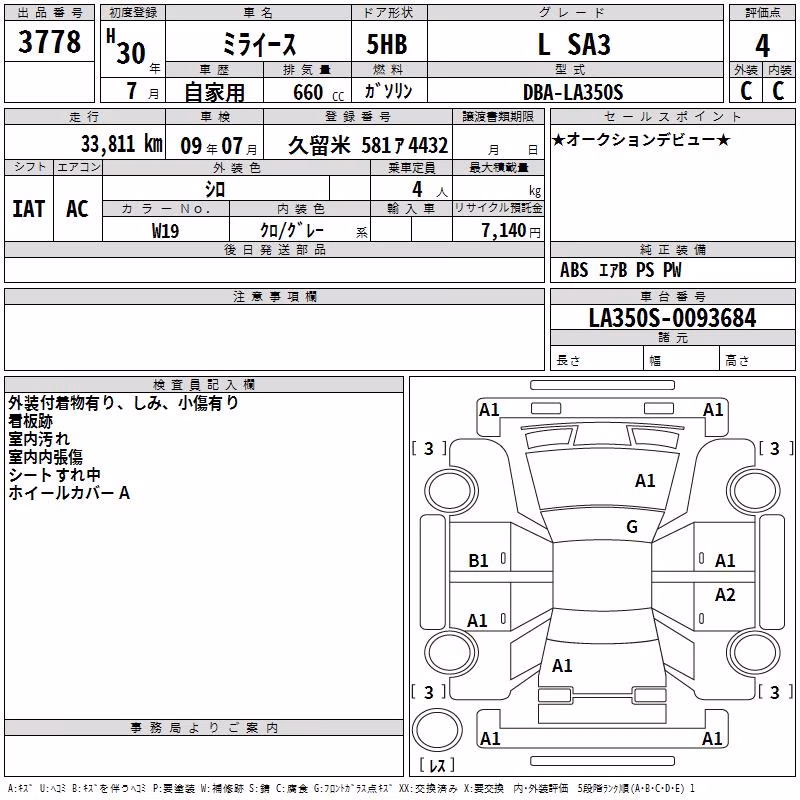 DAIHATSU MIRA E:S