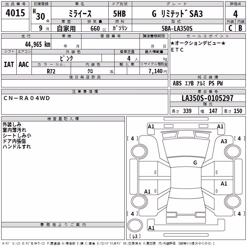 DAIHATSU MIRA E:S