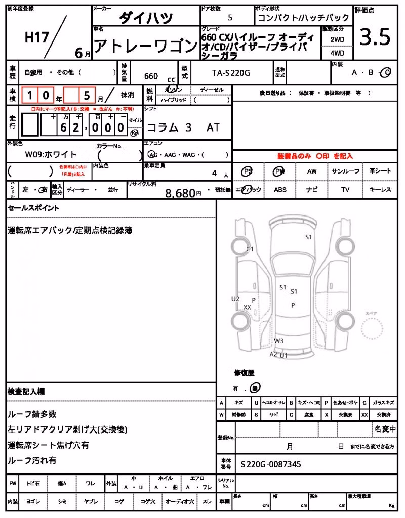 DAIHATSU ATRAI