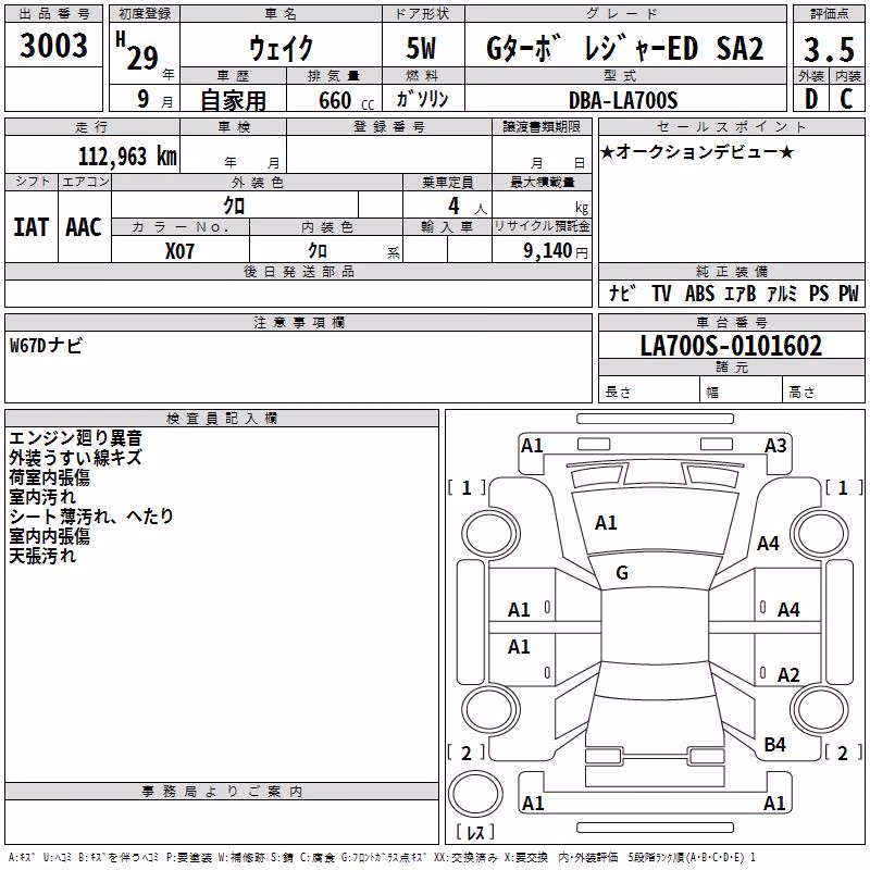 DAIHATSU WAKE