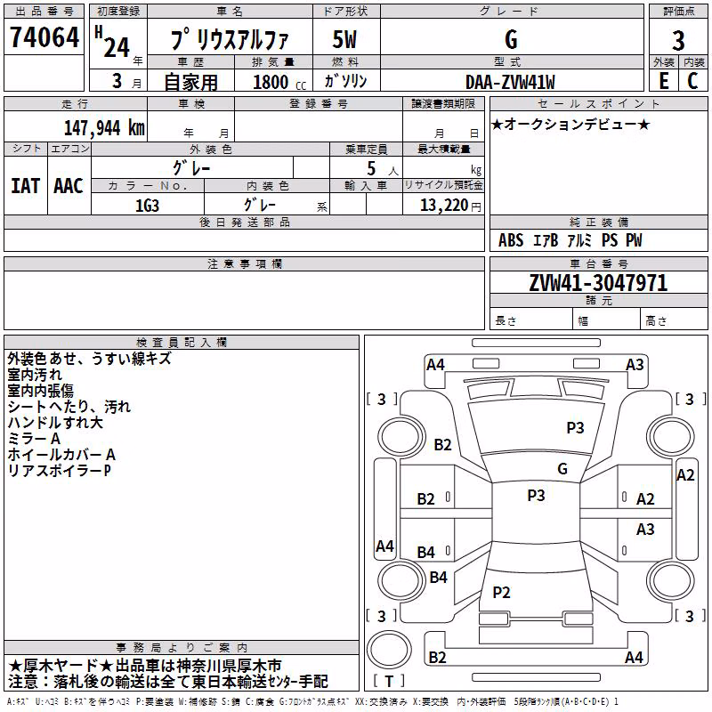 TOYOTA PRIUS ALPHA