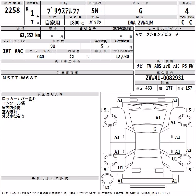 TOYOTA PRIUS ALPHA