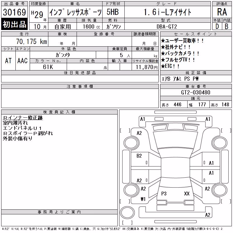 SUBARU IMPREZA