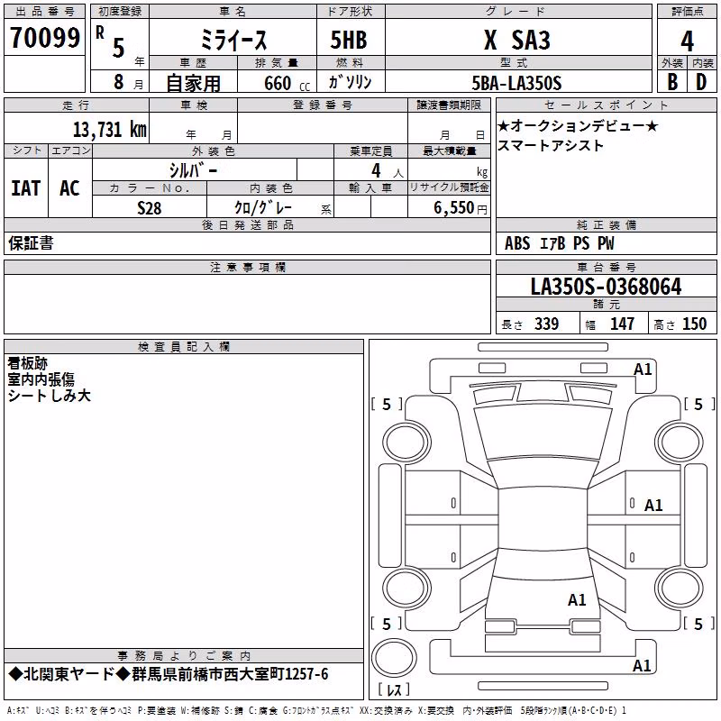 DAIHATSU MIRA E:S