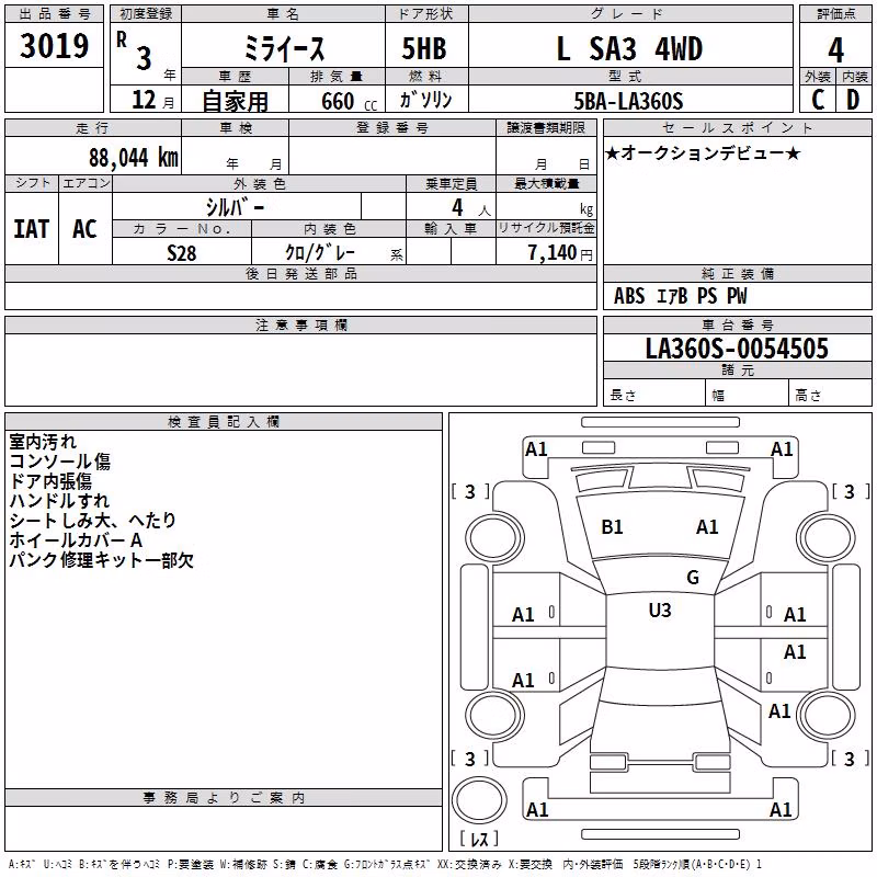 DAIHATSU MIRA E:S