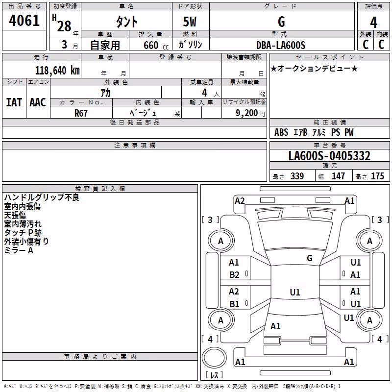 DAIHATSU TANTO