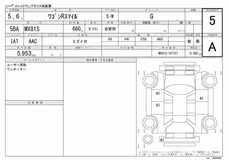 SUZUKI WAGON R SMILE