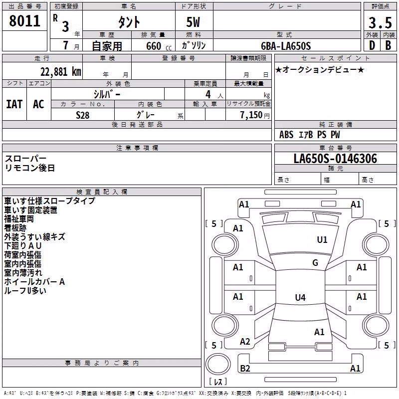 DAIHATSU TANTO