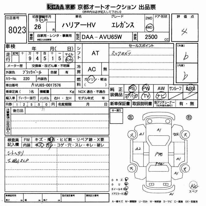 TOYOTA HARRIER