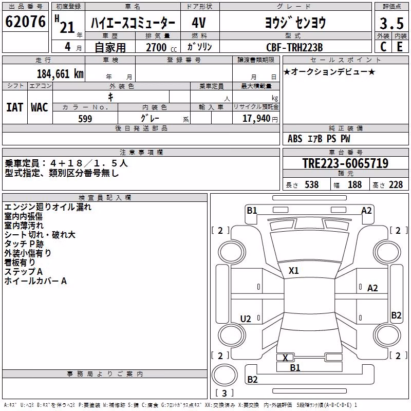 TOYOTA REGIUS ACE