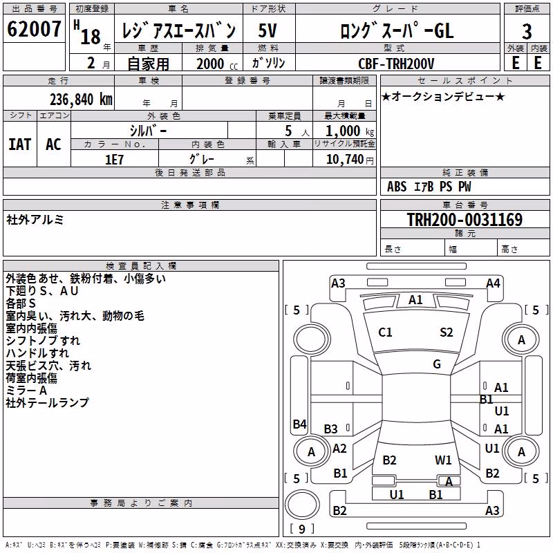 TOYOTA REGIUS ACE