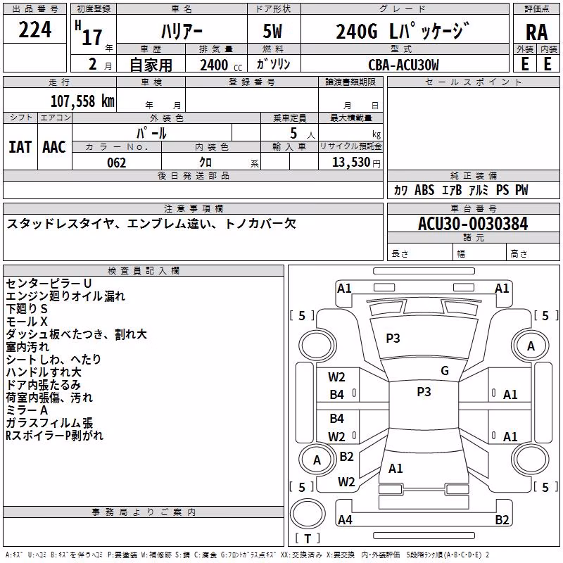TOYOTA HARRIER