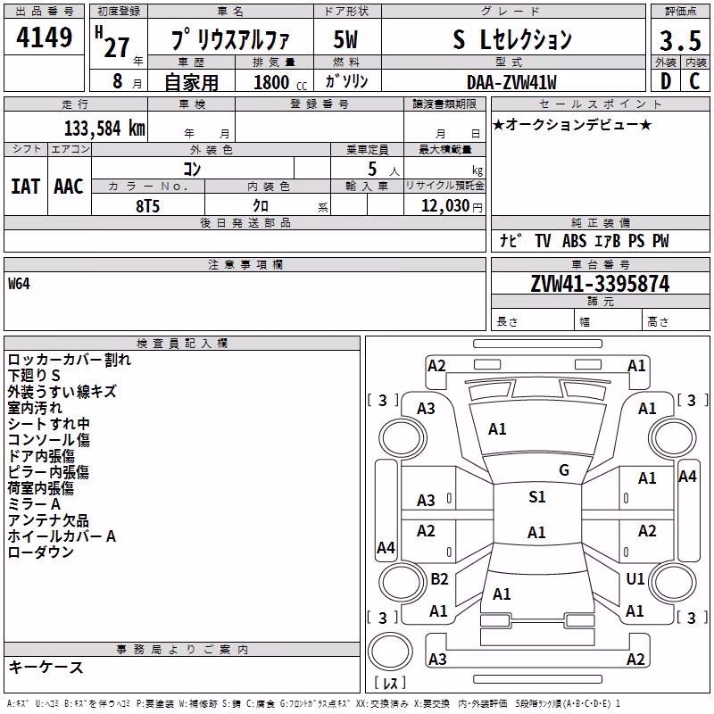 TOYOTA PRIUS ALPHA