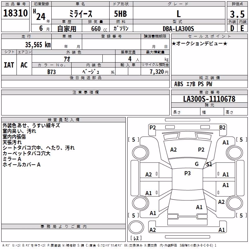 DAIHATSU MIRA E:S