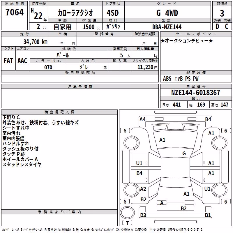 TOYOTA COROLLA AXIO