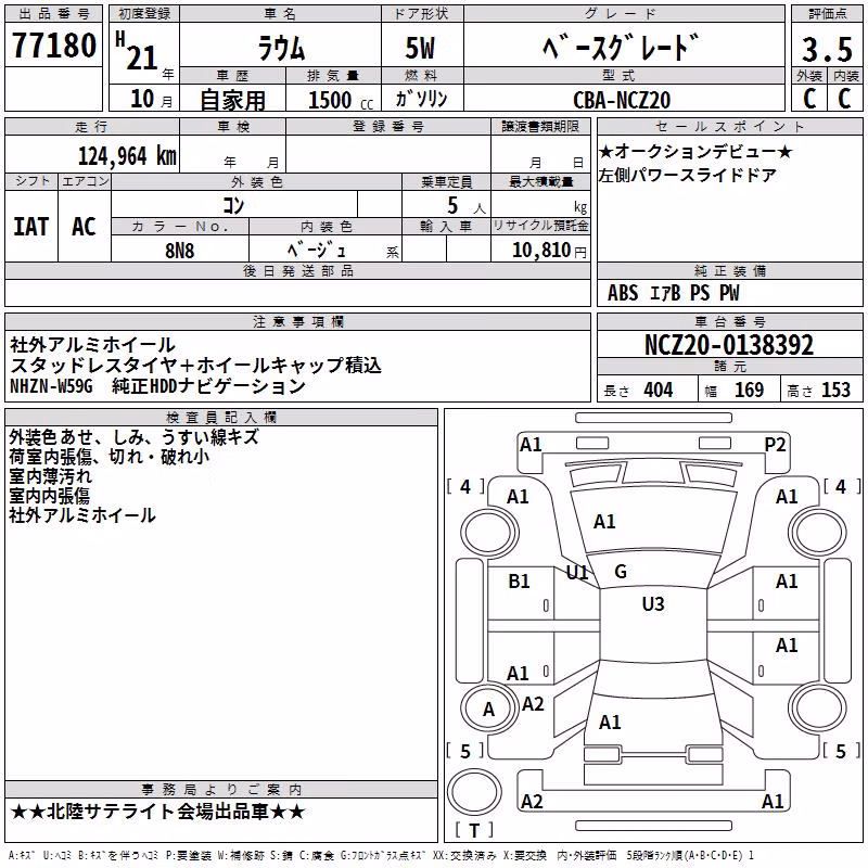 TOYOTA RAUM