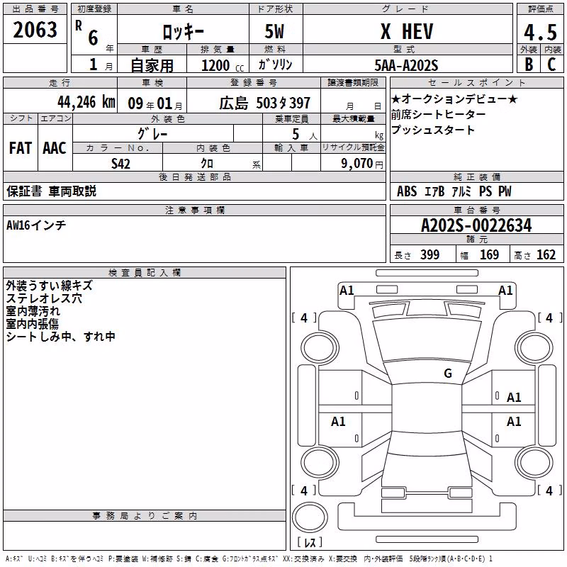 DAIHATSU ROCKY