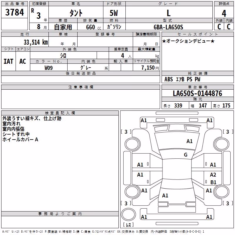 DAIHATSU TANTO