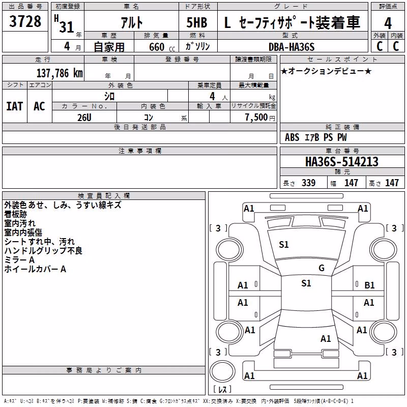SUZUKI ALTO