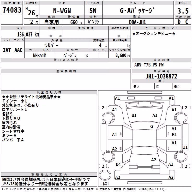 HONDA N-WGN