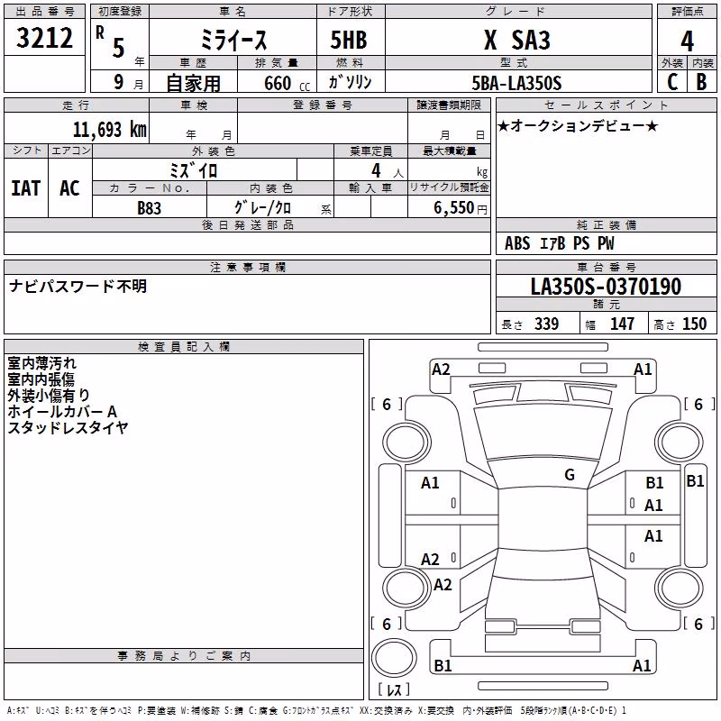 DAIHATSU MIRA E:S