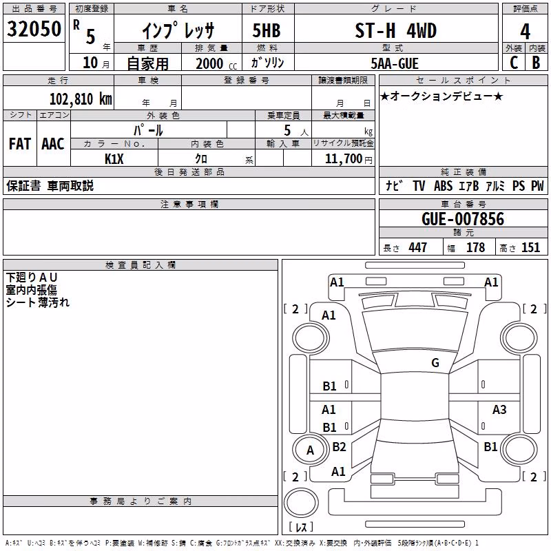 SUBARU IMPREZA