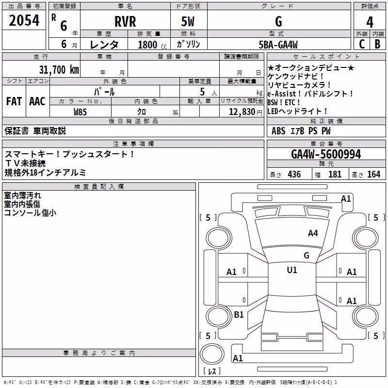 MITSUBISHI RVR