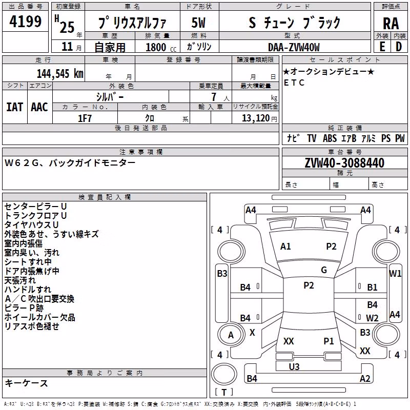 TOYOTA PRIUS ALPHA