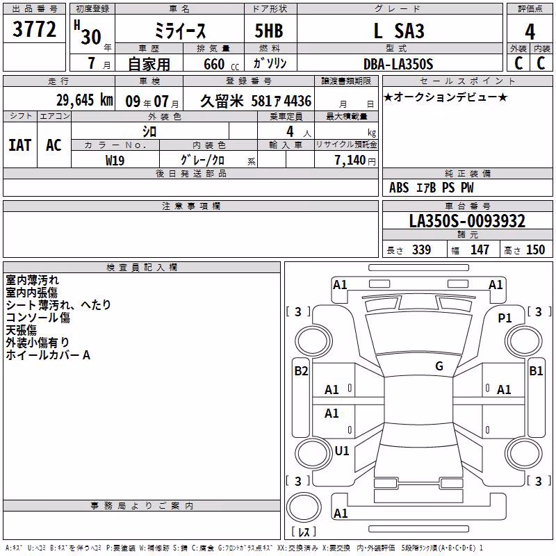 DAIHATSU MIRA E:S