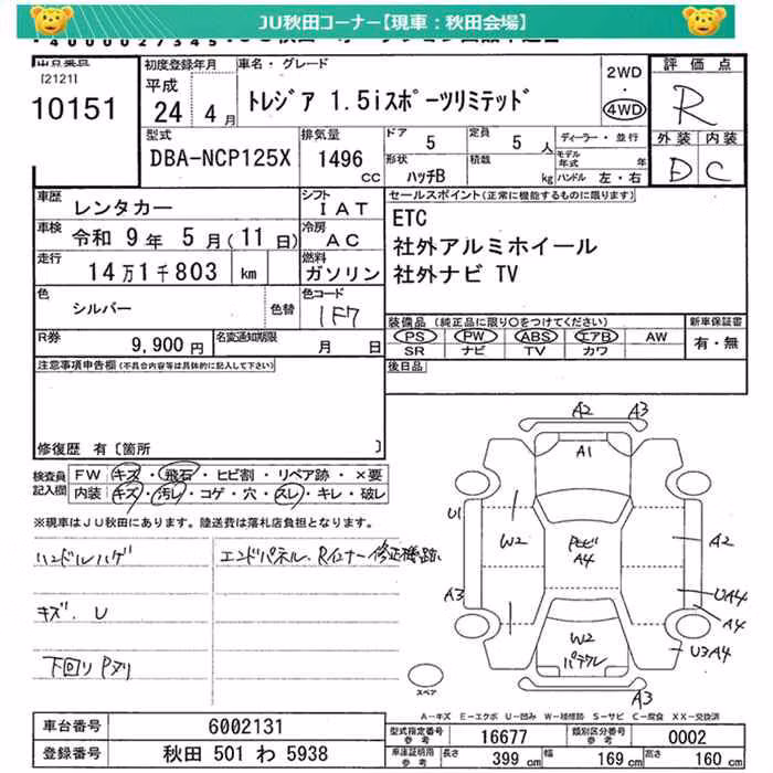 SUBARU TREZIA