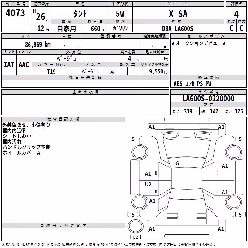 DAIHATSU TANTO