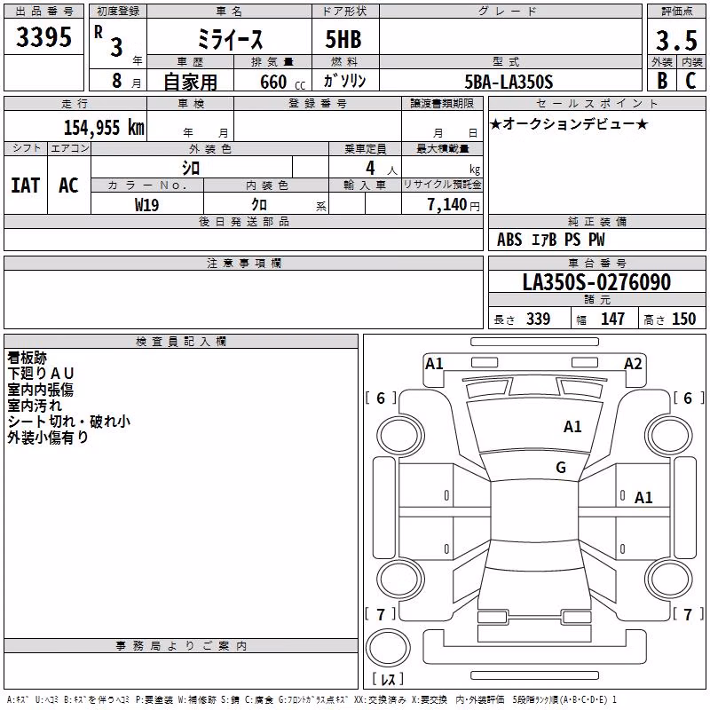 DAIHATSU MIRA E:S