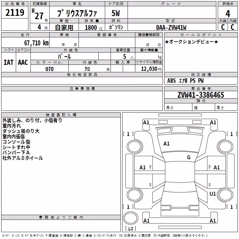 TOYOTA PRIUS ALPHA