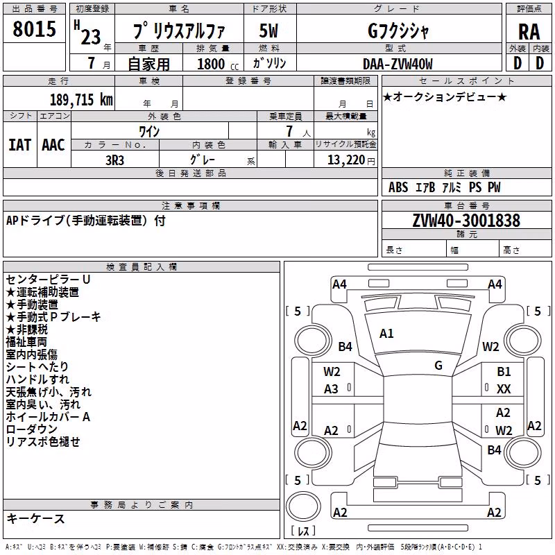 TOYOTA PRIUS ALPHA