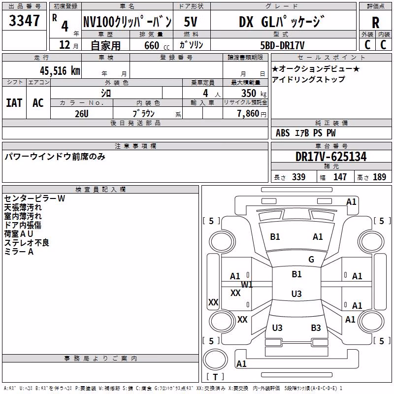 NISSAN NV100 CLIPPER