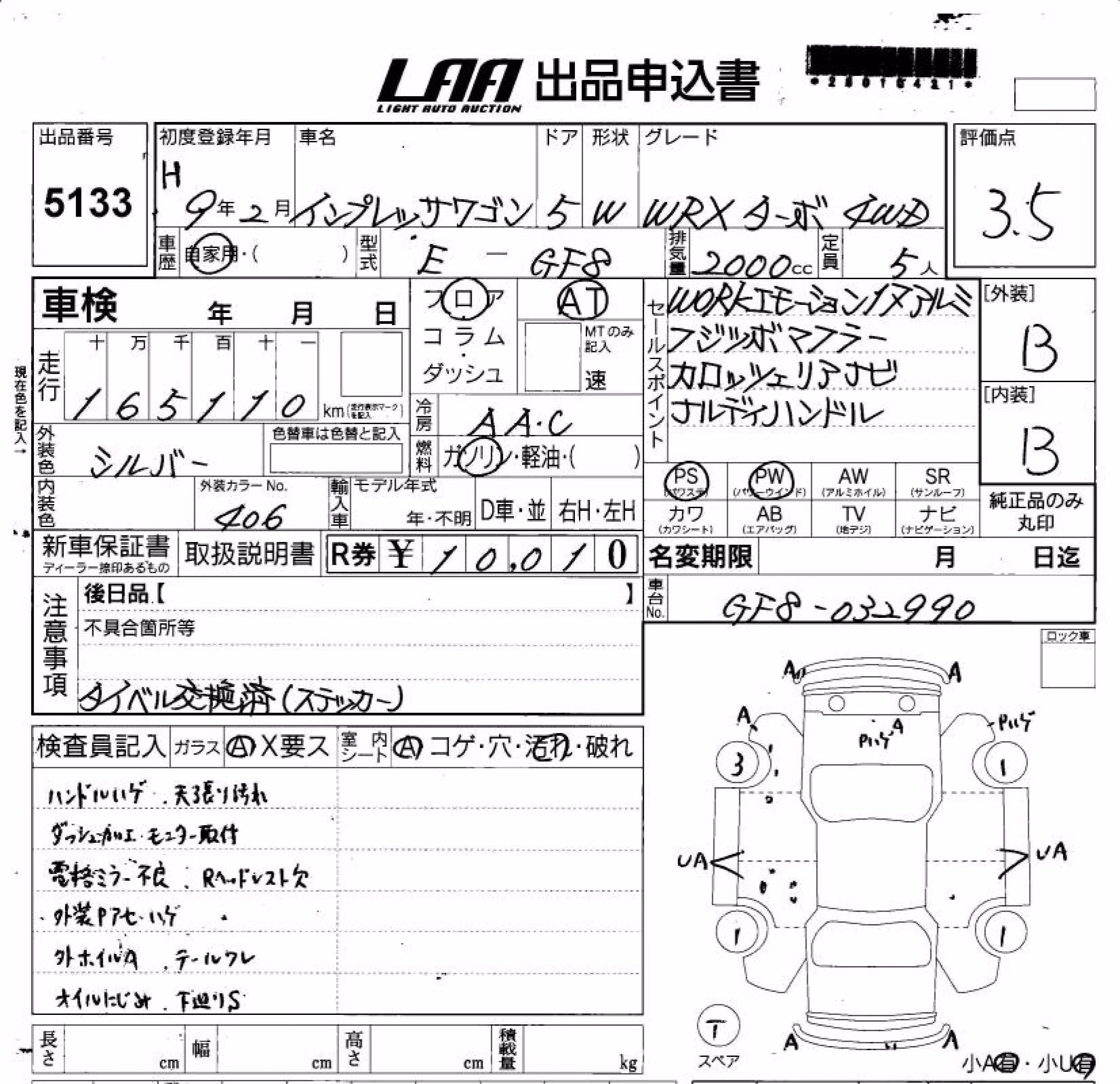 SUBARU IMPREZA