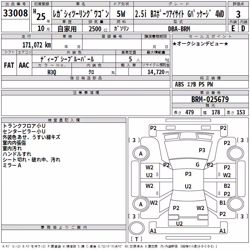 SUBARU LEGACY