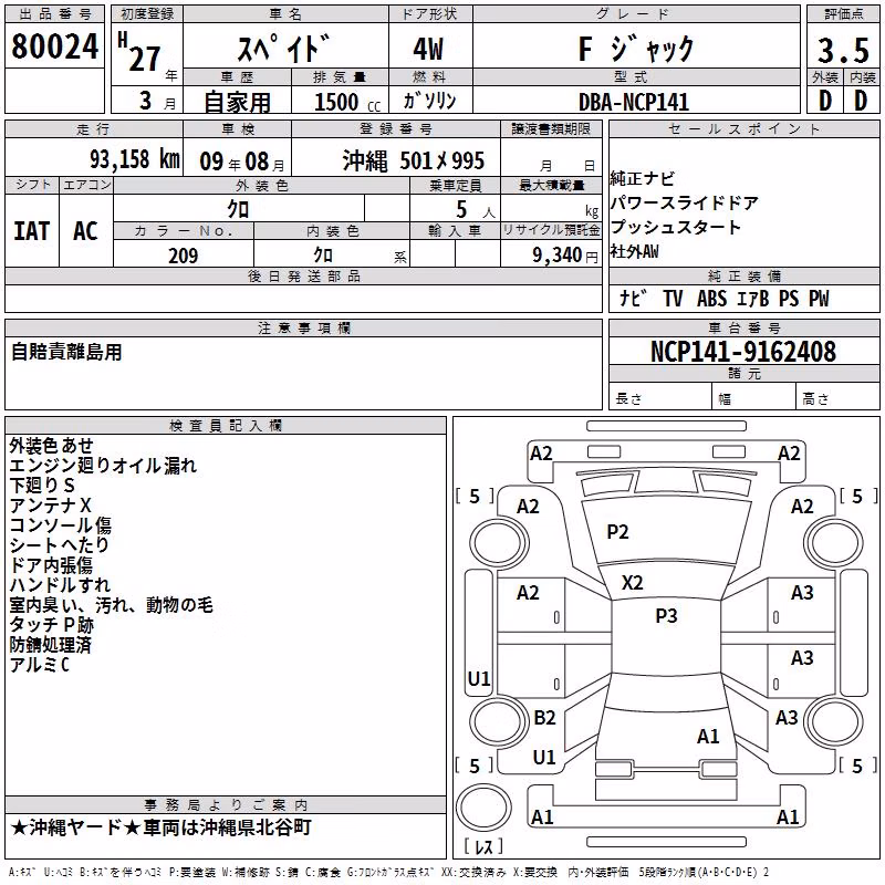 TOYOTA SPADE