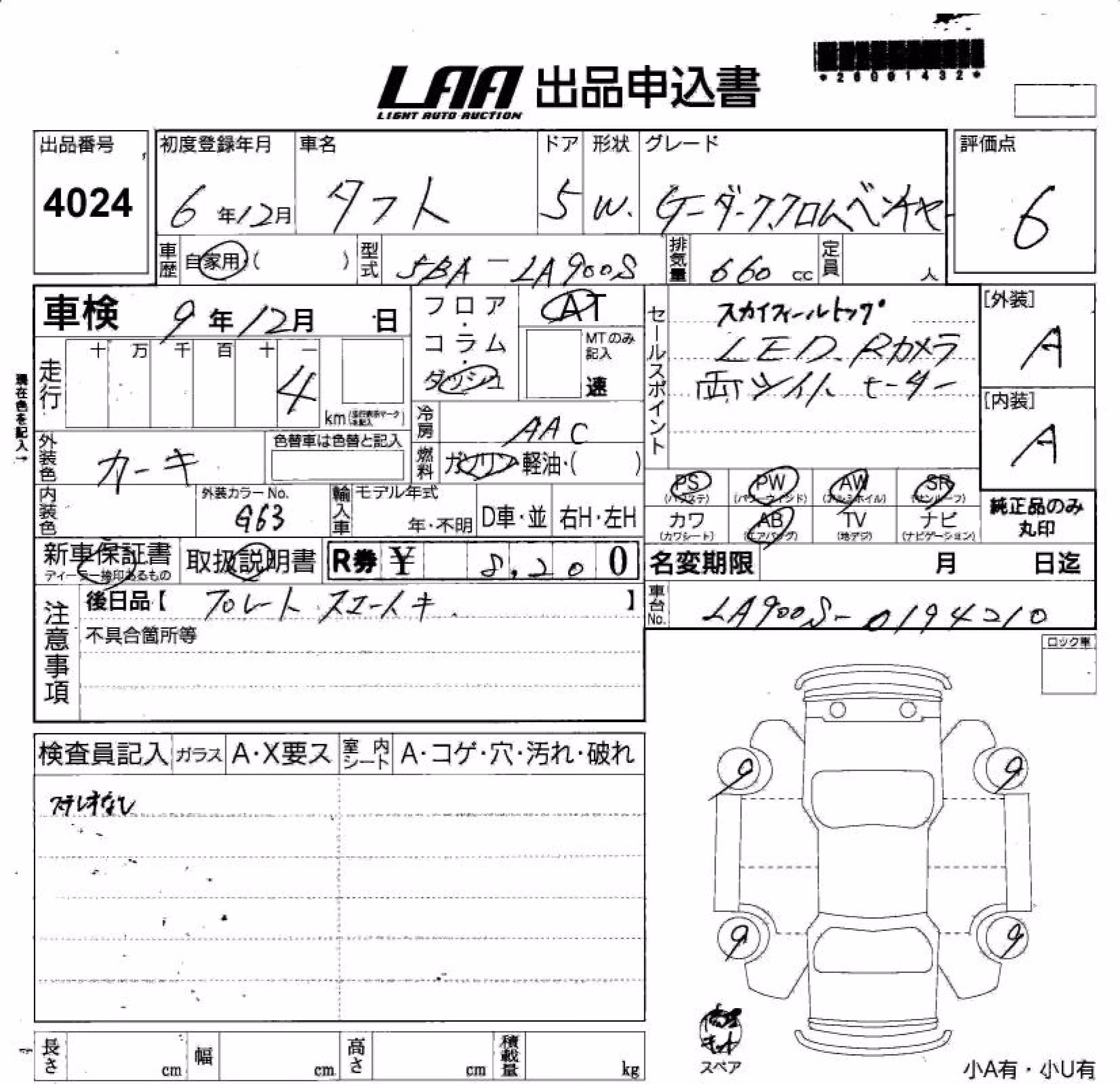 DAIHATSU TAFT