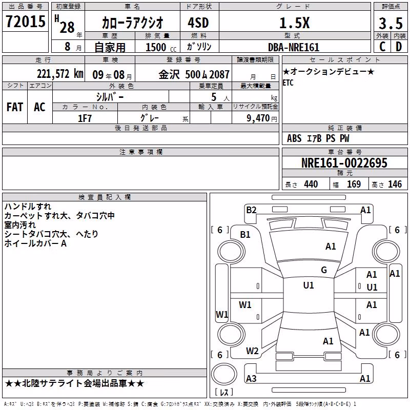 TOYOTA COROLLA AXIO