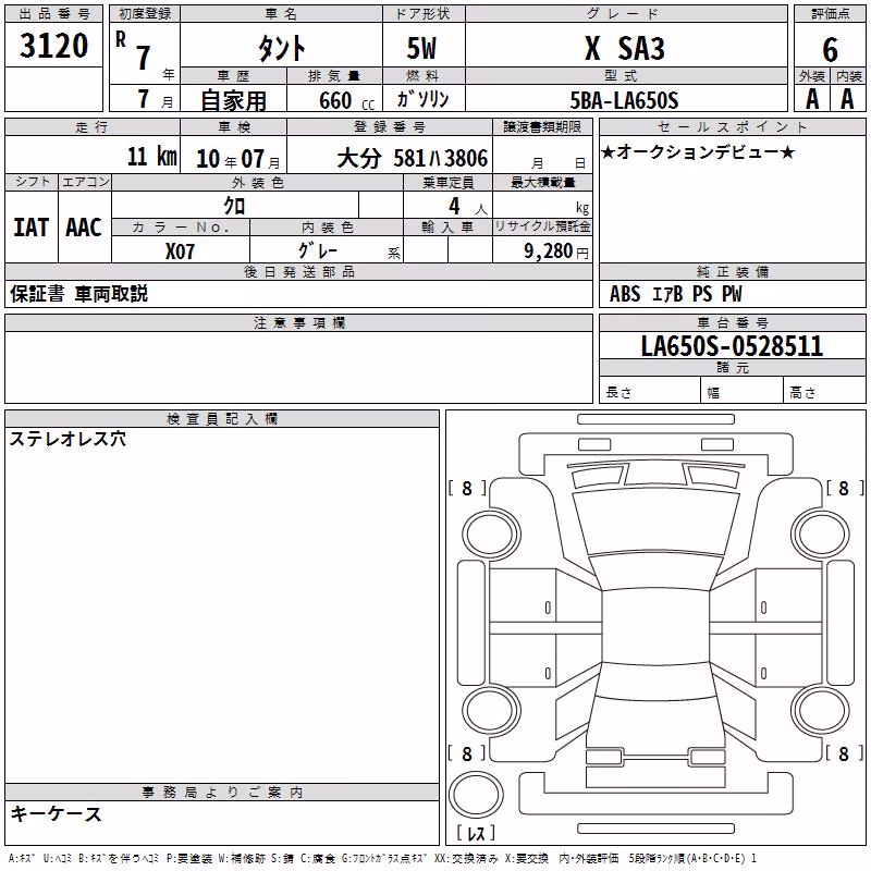 DAIHATSU TANTO