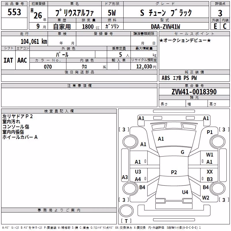 TOYOTA PRIUS ALPHA