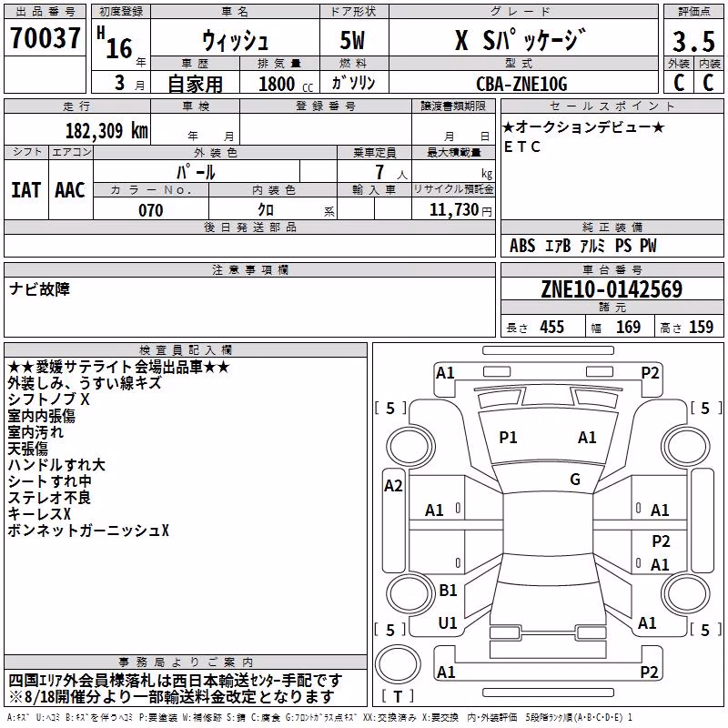 TOYOTA WISH
