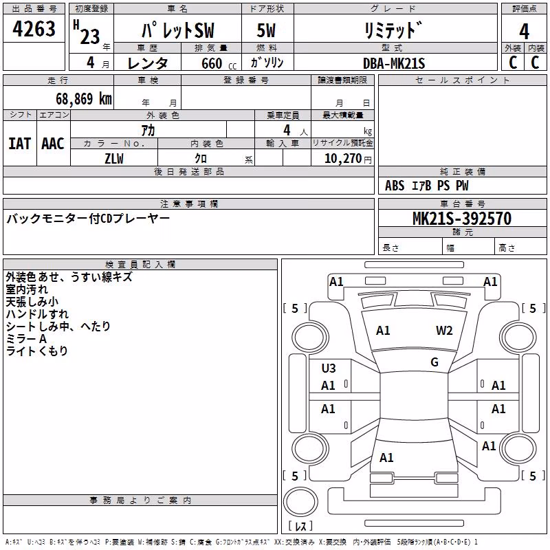 SUZUKI PALETTE