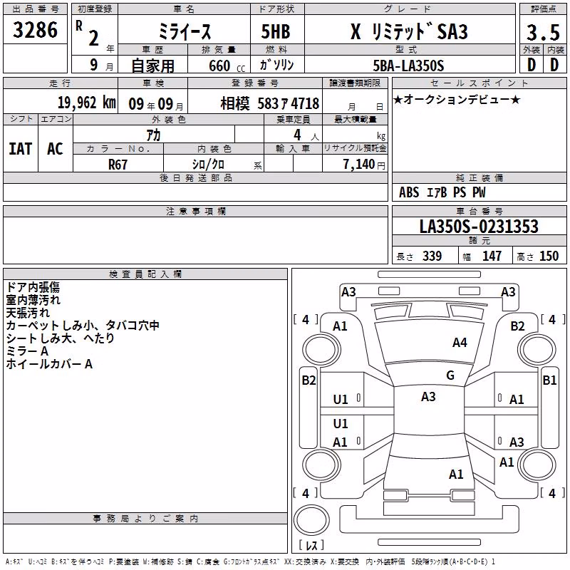 DAIHATSU MIRA E:S