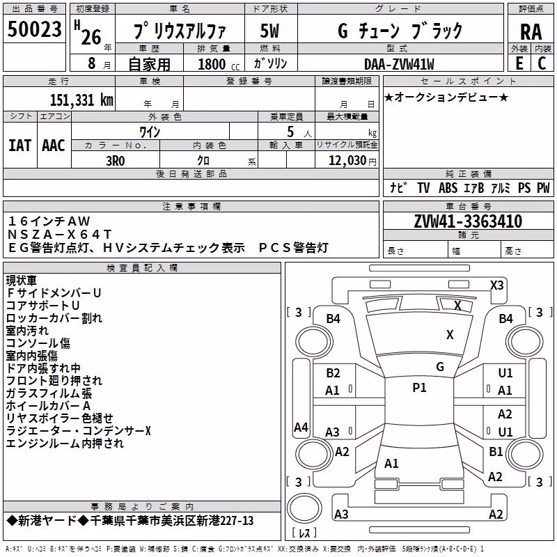 TOYOTA PRIUS ALPHA